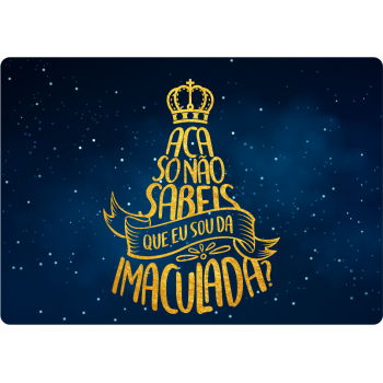 Mousepad Personalizado - Religioso - 06 - Acaso não sabeis - 21x17cm