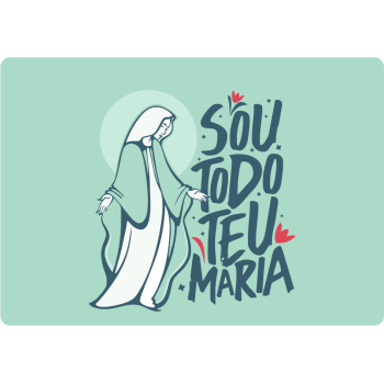 Mousepad Personalizado - Religioso - 08 - Sou todo teu Maria - 21x17cm