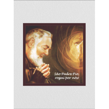Quadro religioso 105 - São Padre Pio