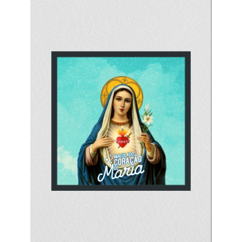 Quadro religioso 116 - Imaculado coração de Maria