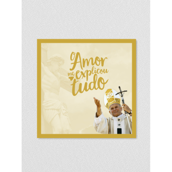 Quadro religioso 129 - O Amor me explicou tudo