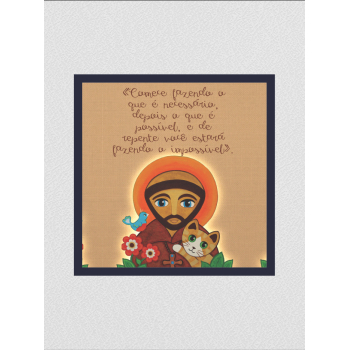 Quadro religioso 15 - São Francisco 