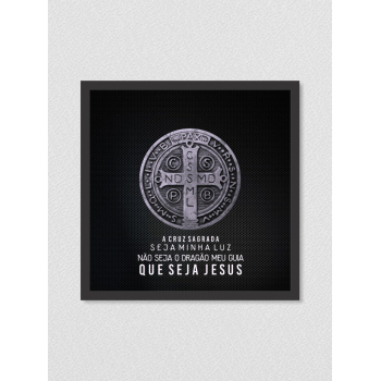 Quadro religioso 172 - Medalha São Bento