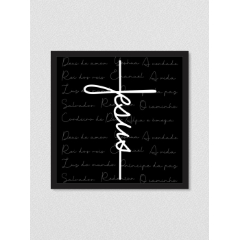 Quadro religioso 186 - Jesus Cruz