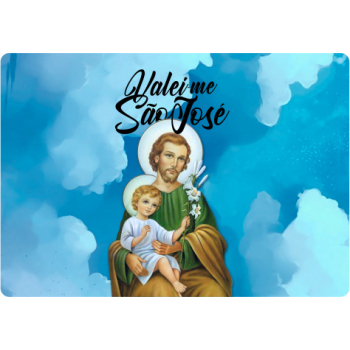 Mousepad Personalizado - Religioso - 71 - São José - 21x17cm