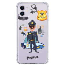 Capinha para celular - Profissões 40 - Policial