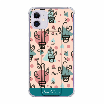Kit Capinha com Pop-Holder - Personalizada com nome - Cactos 02