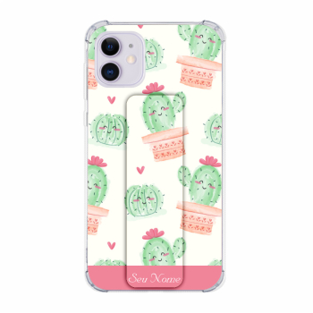 Kit Capinha com Pop-Holder - Personalizada com nome - Cactos 03