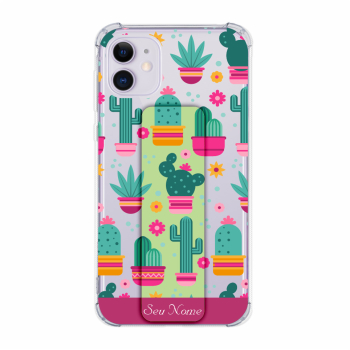 Kit Capinha com Pop-Holder - Personalizada com nome - Cactos 05