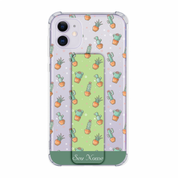 Kit Capinha com Pop-Holder - Personalizada com nome - Cactos 07