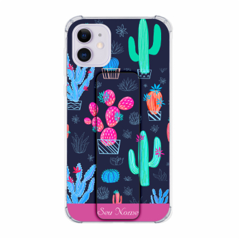 Kit Capinha com Pop-Holder - Personalizada com nome - Cactos 08