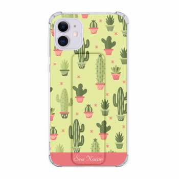 Kit Capinha com Pop-Holder - Personalizada com nome - Cactos 10