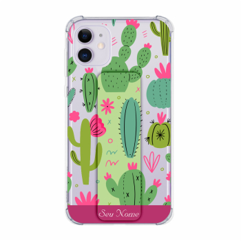Kit Capinha com Pop-Holder - Personalizada com nome - Cactos 12
