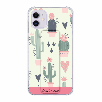Kit Capinha com Pop-Holder - Personalizada com nome - Cactos 13