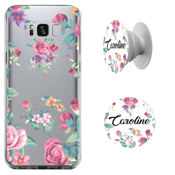 Kit Capinha com Pop-selfie - Flores 03