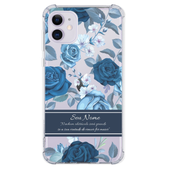 Capinha para celular - Personalizada com nome - Flores 15