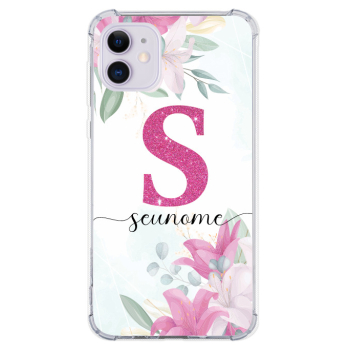 Capinha para celular - Personalizada com nome - Flores 40