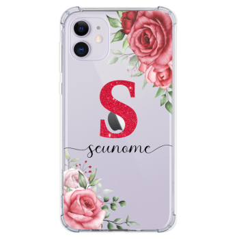 Capinha para celular - Personalizada com nome - Flores 41