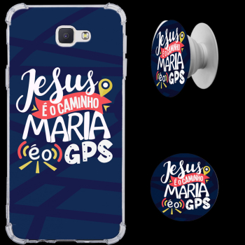 Kit Capinha com Pop-selfie - Religião 144 - Jesus é o caminho, Maria é o GPS