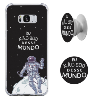 Kit Capinha com Pop-selfie - Religião 165 - Eu não sou desse Mundo