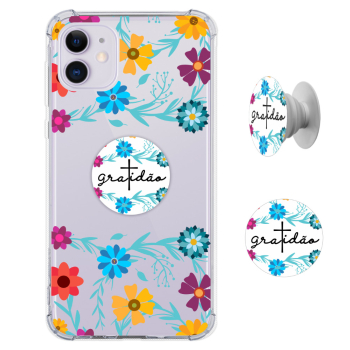 Kit Capinha com Pop-selfie - Religião 193 - Gratidão