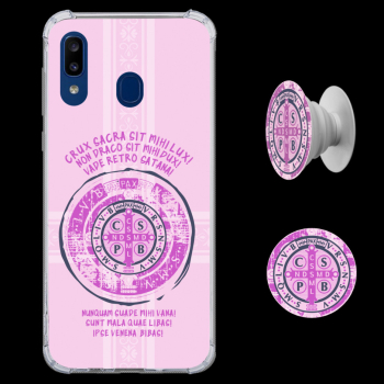 Kit Capinha com Pop-selfie - RELIGIÃO 208 - Medalha de São Bento