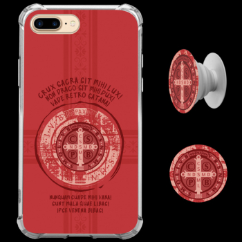 Kit Capinha com Pop-selfie - RELIGIÃO 209 - Medalha de São Bento