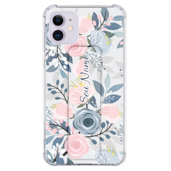 Kit Capinha com Pop-Holder - Personalizado com nome - Flores 18