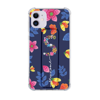 Kit Capinha com Pop-Holder - Personalizado com nome - Flores 20 