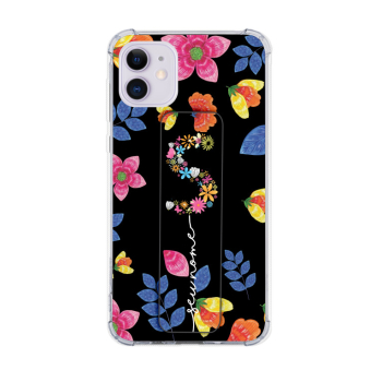 Kit Capinha com Pop-Holder - Personalizado com nome - Flores 21 