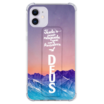 Kit Capinha com Pop-Holder - Religioso 05 - Tudo posso naquele que me fortalece