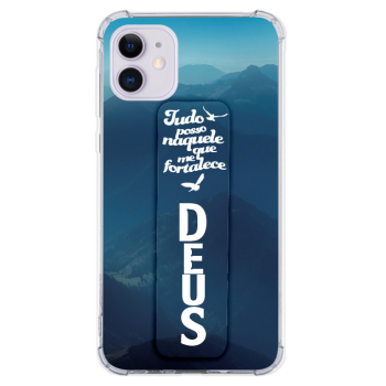 Kit Capinha com Pop-Holder - Religioso 05-B - Tudo posso naquele que me fortalece