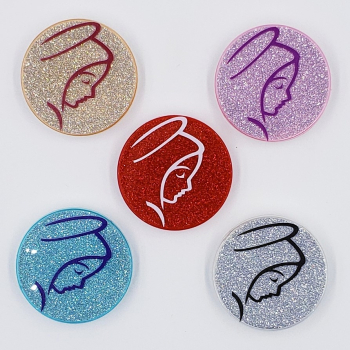 Pop-selfie GLITTER 05 - Rosto Maria