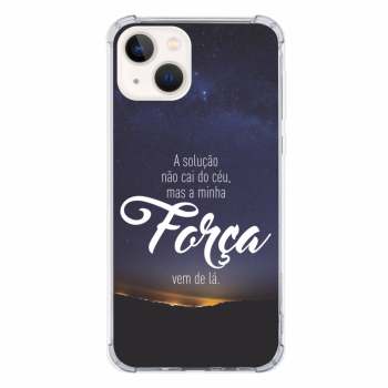 Capinha para celular - Religiosa 10 - Minha força vem de lá