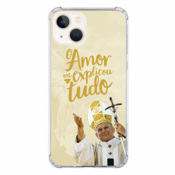 Capinha para celular - Religiosa 129 - O amor me explicou tudo - João Paulo II