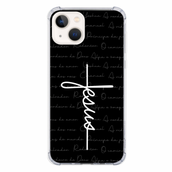 Capinha para celular - Religiosa 186 - Capinha Jesus estilo cruz