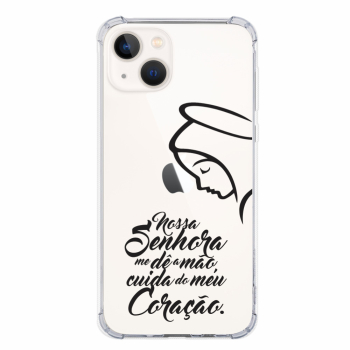 Capinha para celular - Religiosa 45 - Nossa Senhora Cuida Do Meu Coração