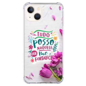 Capinha para celular - Religiosa 242 - Tudo posso naquele que me fortalece