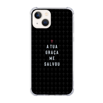 Capinha para celular - Religiosa 262 - A tua graça me salvou