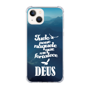 Capinha para celular - Religiosa 269 - Tudo posso naquele que me fortalece
