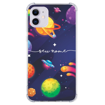 Capinha para celular - Personalizada com nome - Space 01