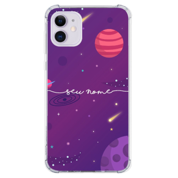 Capinha para celular - Personalizada com nome - Space 03