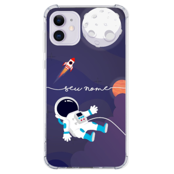 Capinha para celular - Personalizada com nome - Space 04