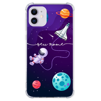 Capinha para celular - Personalizada com nome - Space 05