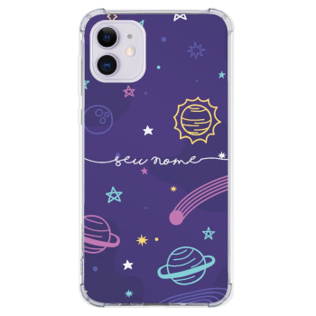 Capinha para celular - Personalizada com nome - Space 07