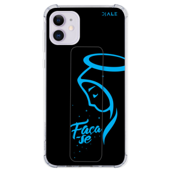 Kit Capinha com Pop-holder - DJ ALE 18 - Faça-se - Preto com azul 