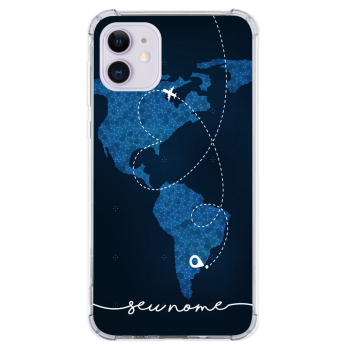 Capinha para celular - Mapa Mundi - 01