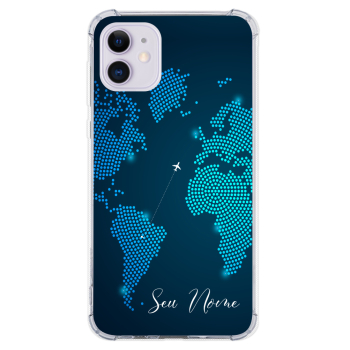 Capinha para celular - Mapa Mundi - 09