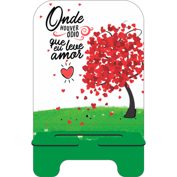 Porta-Celular Personalizado - Religião 04 - Que eu leve o amor