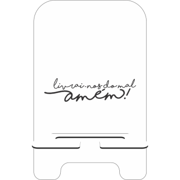 Porta-Celular Personalizado - Religião 06 - Livrai-nos do mal